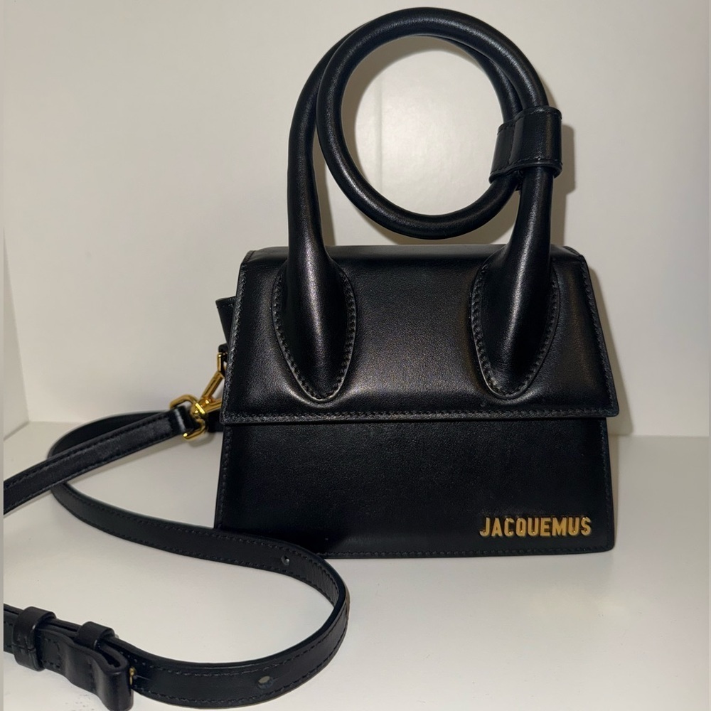 Jacquemus Le Chiquito Noeud Leather Crossbody - Picture 12 of 12